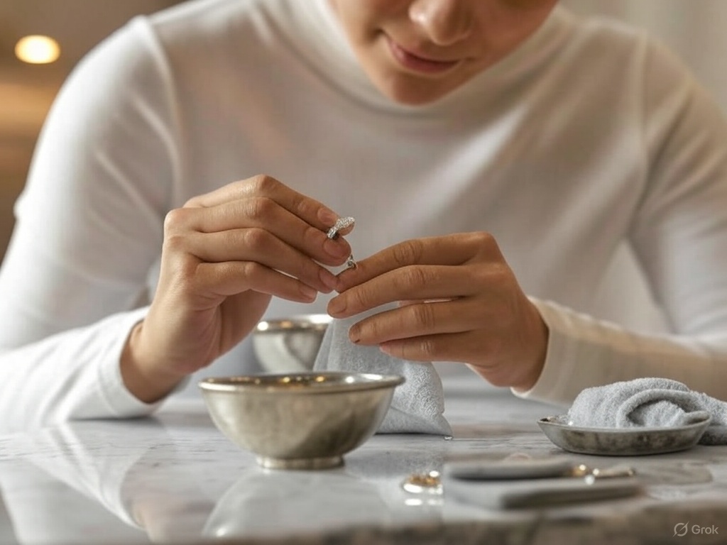 How to clean jewelry at home – a step-by-step guide to restoring shine to gold, silver, and gemstone pieces.